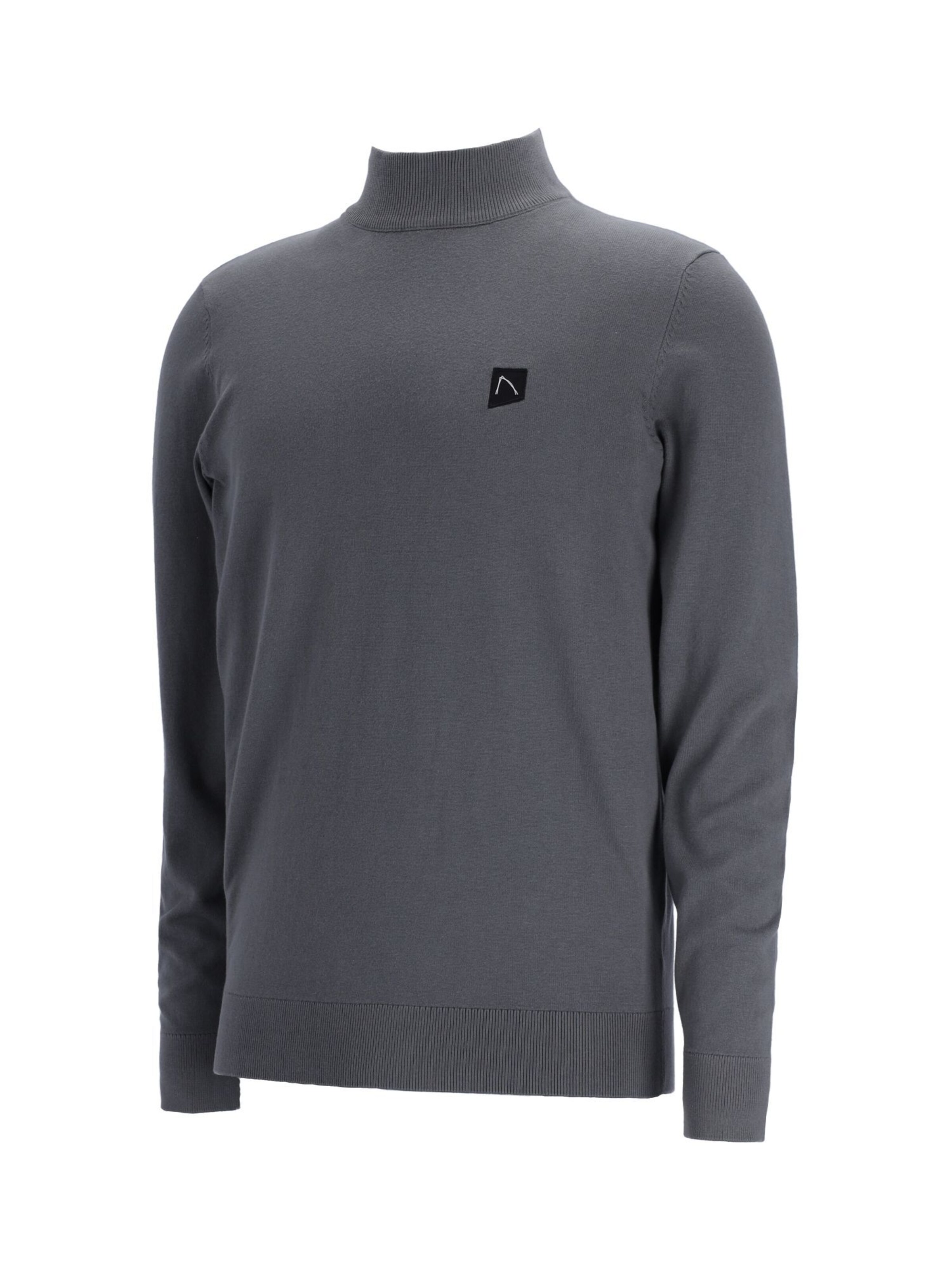 CHASIN' Pullover 'Ard Mock' in Grau
