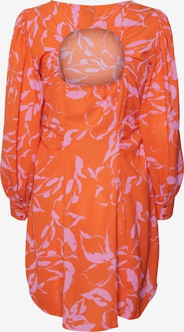 VERO MODA Obleka | oranžna barva