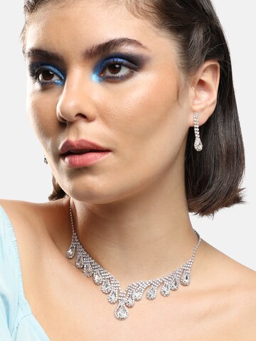 SOHI Sieraden set 'Chahat' in Zilver: voorkant