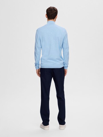 SELECTED HOMME Regular fit Knit Cardigan in Blue