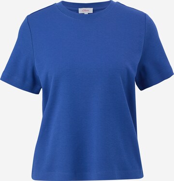 s.Oliver Shirt in Blauw: voorkant