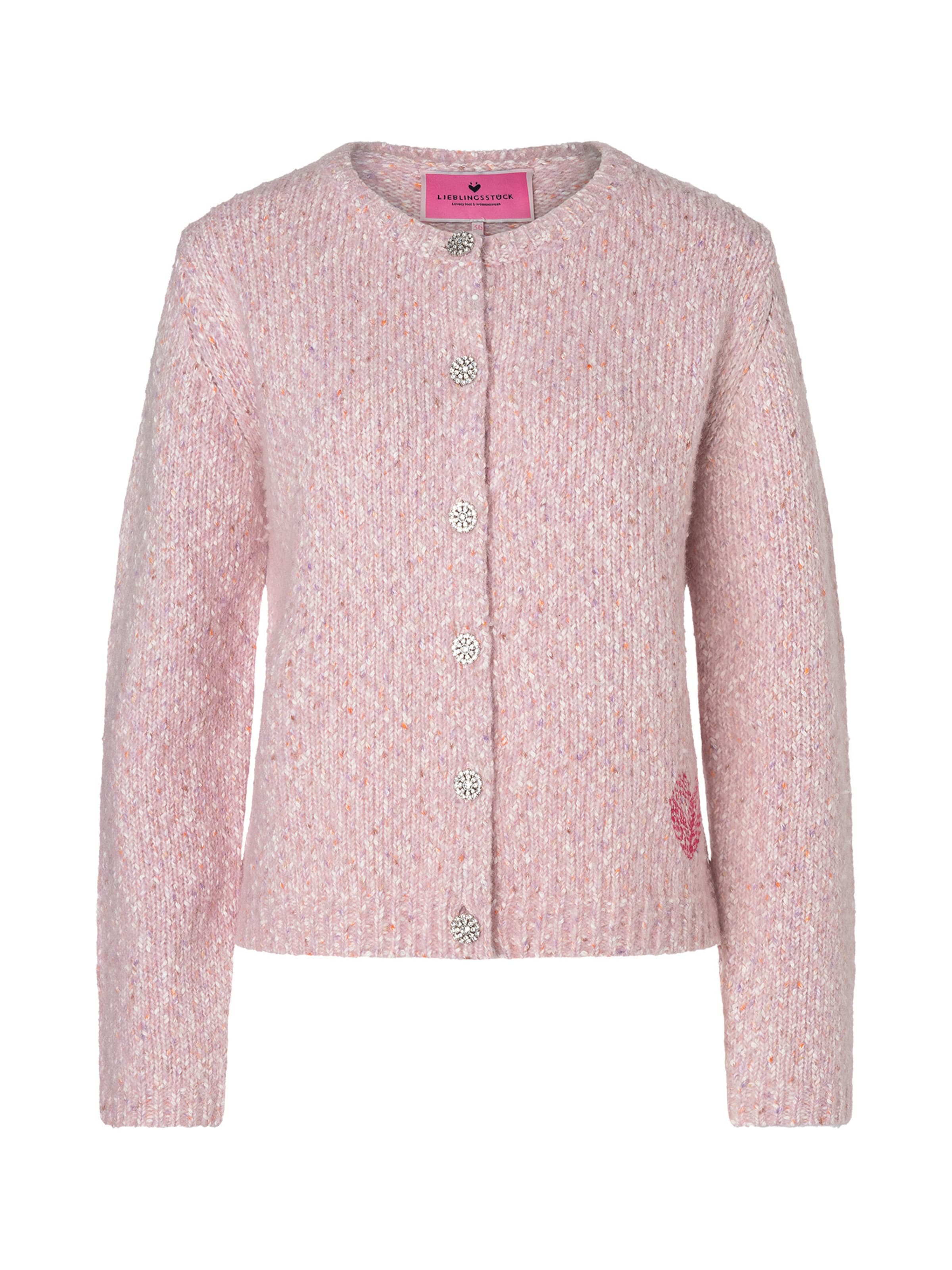 LIEBLINGSSTÜCK Strickjacke 'Medea' in Pink: Vorderseite