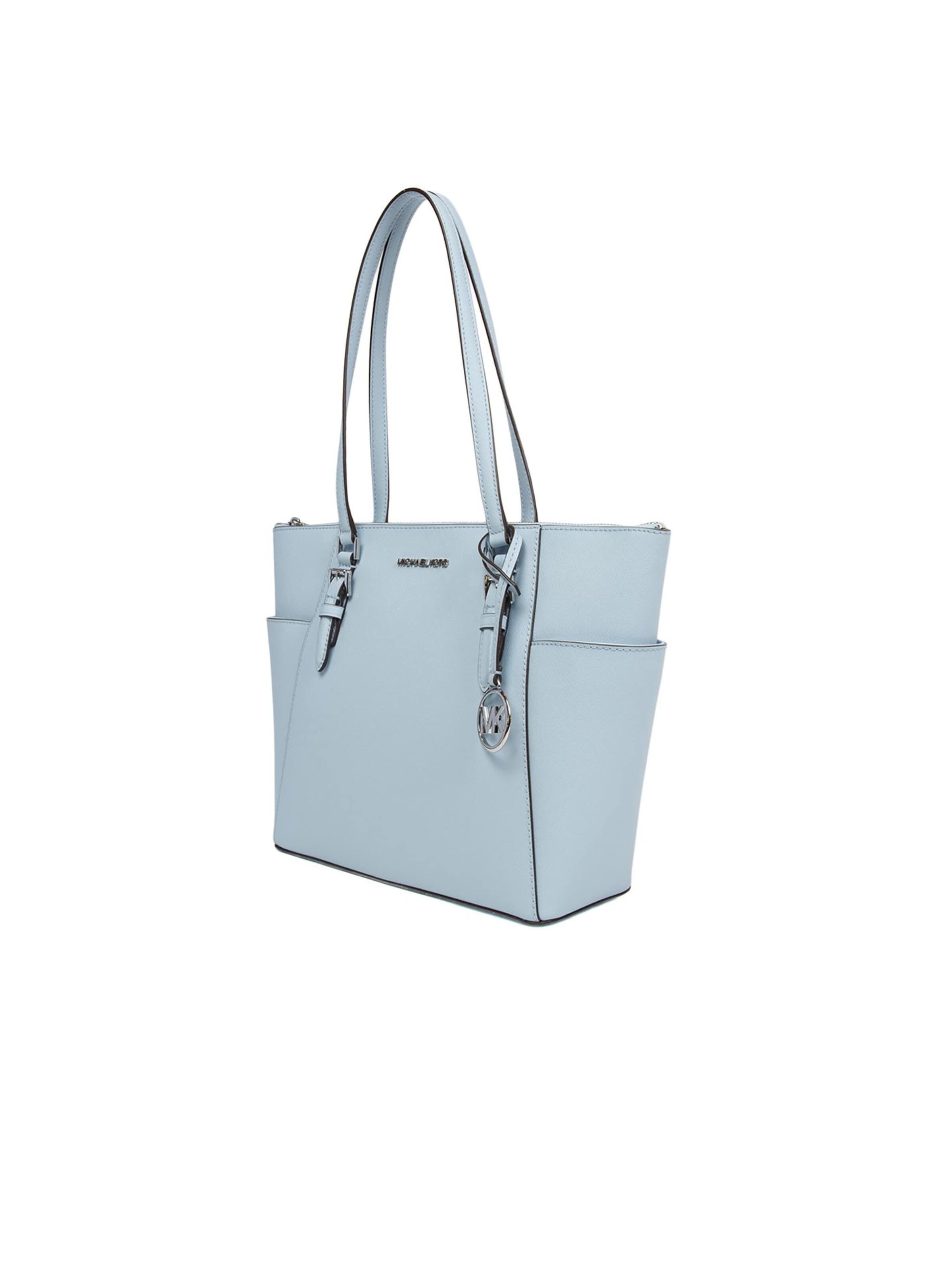 Borsa a spalla 'Charlotte Large Top-Zip Tote' di Michael Kors in blu