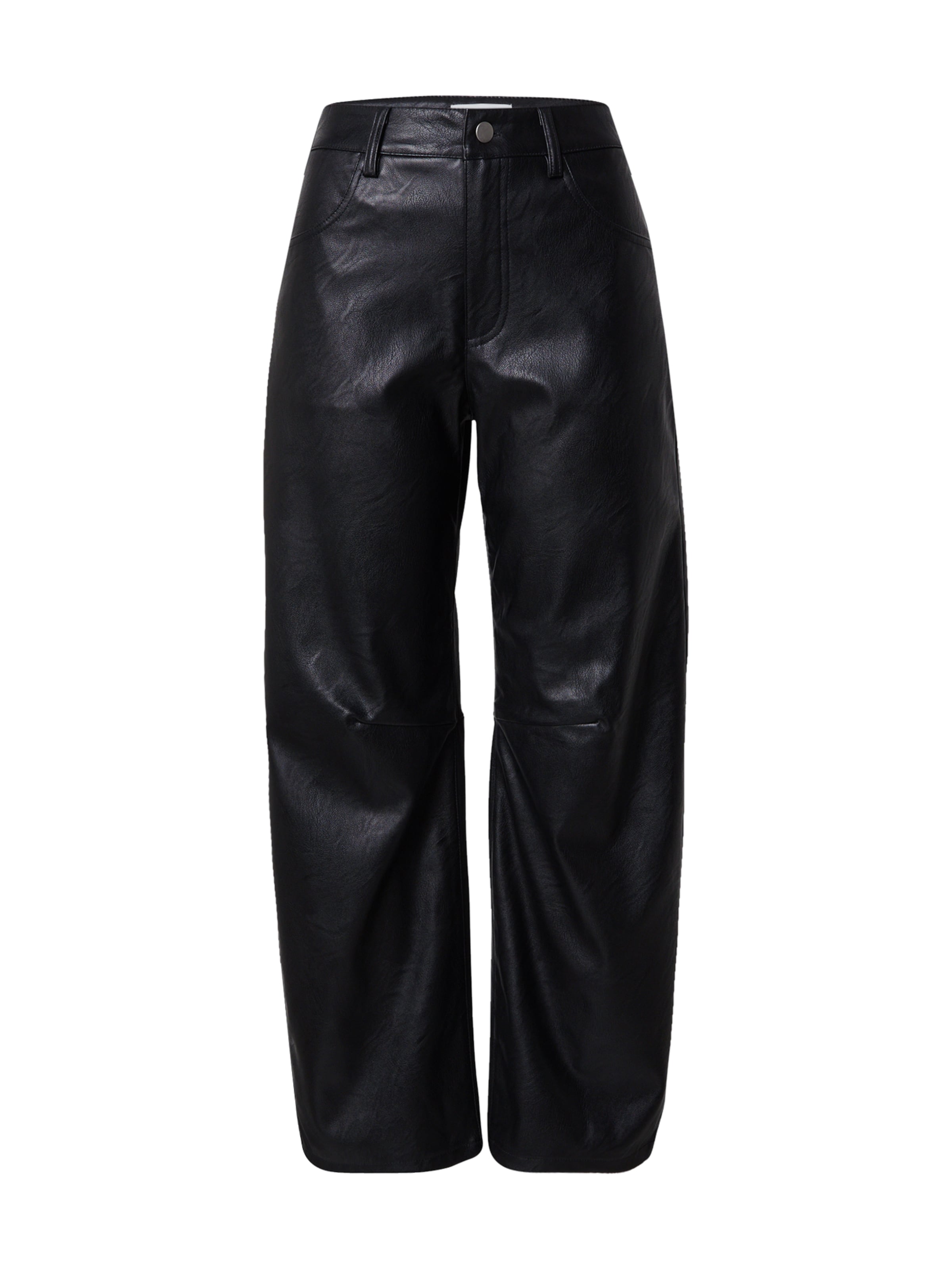 melns TOPSHOP Platas staras Bikses 'CICELY': no priekšpuses