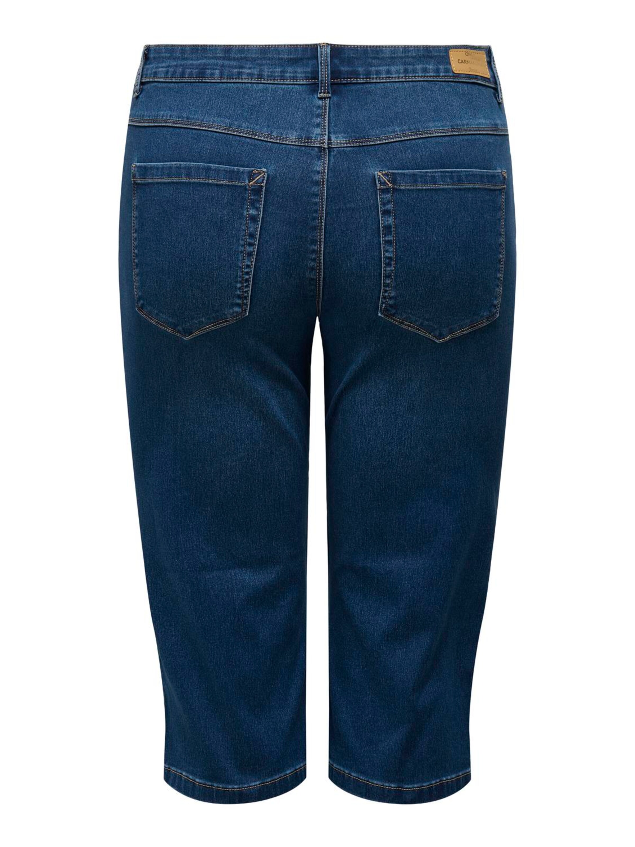 ONLY Carmakoma Slimfit Jeans 'Caraugusta' in Blauw