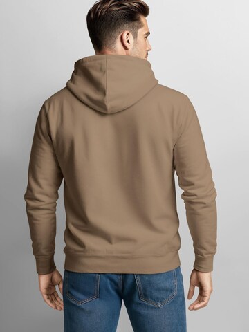 Neverless Sweatshirt 'Tent Campfire' in Brown