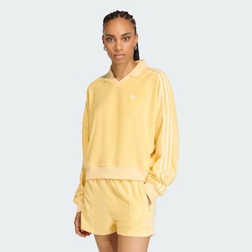 ADIDAS ORIGINALS Sweatshirt in Geel: voorkant