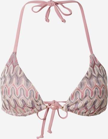 Hunkemöller - Triangular Top de biquíni 'Cali' em roxo: frente