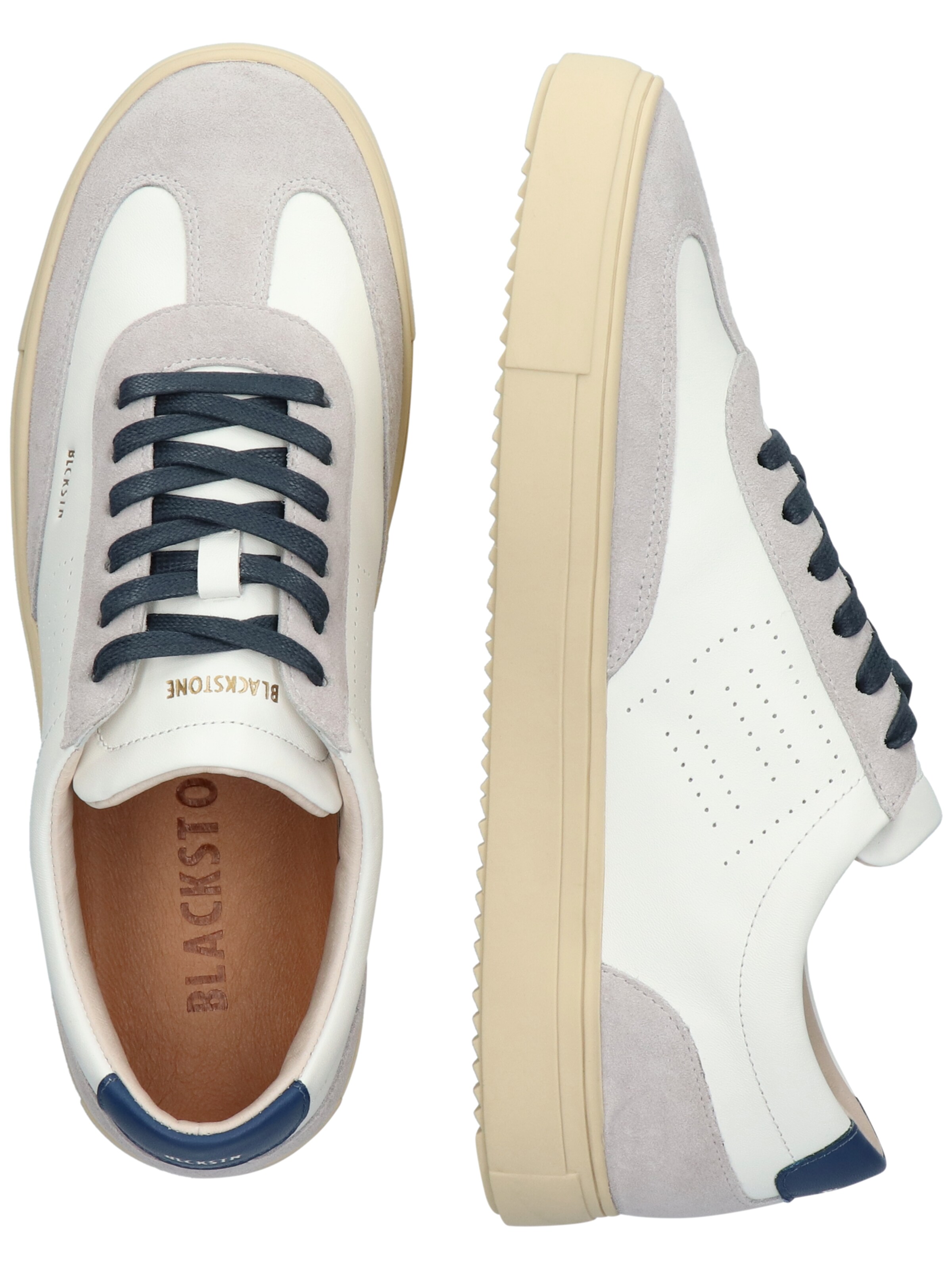 BLACKSTONE - Zapatillas deportivas bajas 'Slate Harper Perf DG518' en blanco