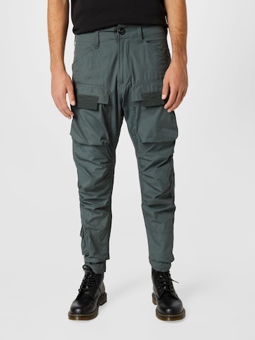 G-Star RAW Дънки Tapered Leg Карго панталон в зелено: отпред