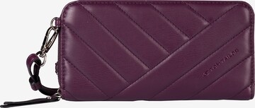 TOM TAILOR Wallet in Purple: front