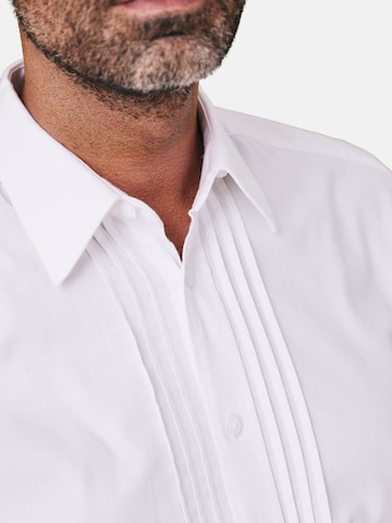 Aumühle Regular Fit Trachtenhemd 'Alfred' in Weiß