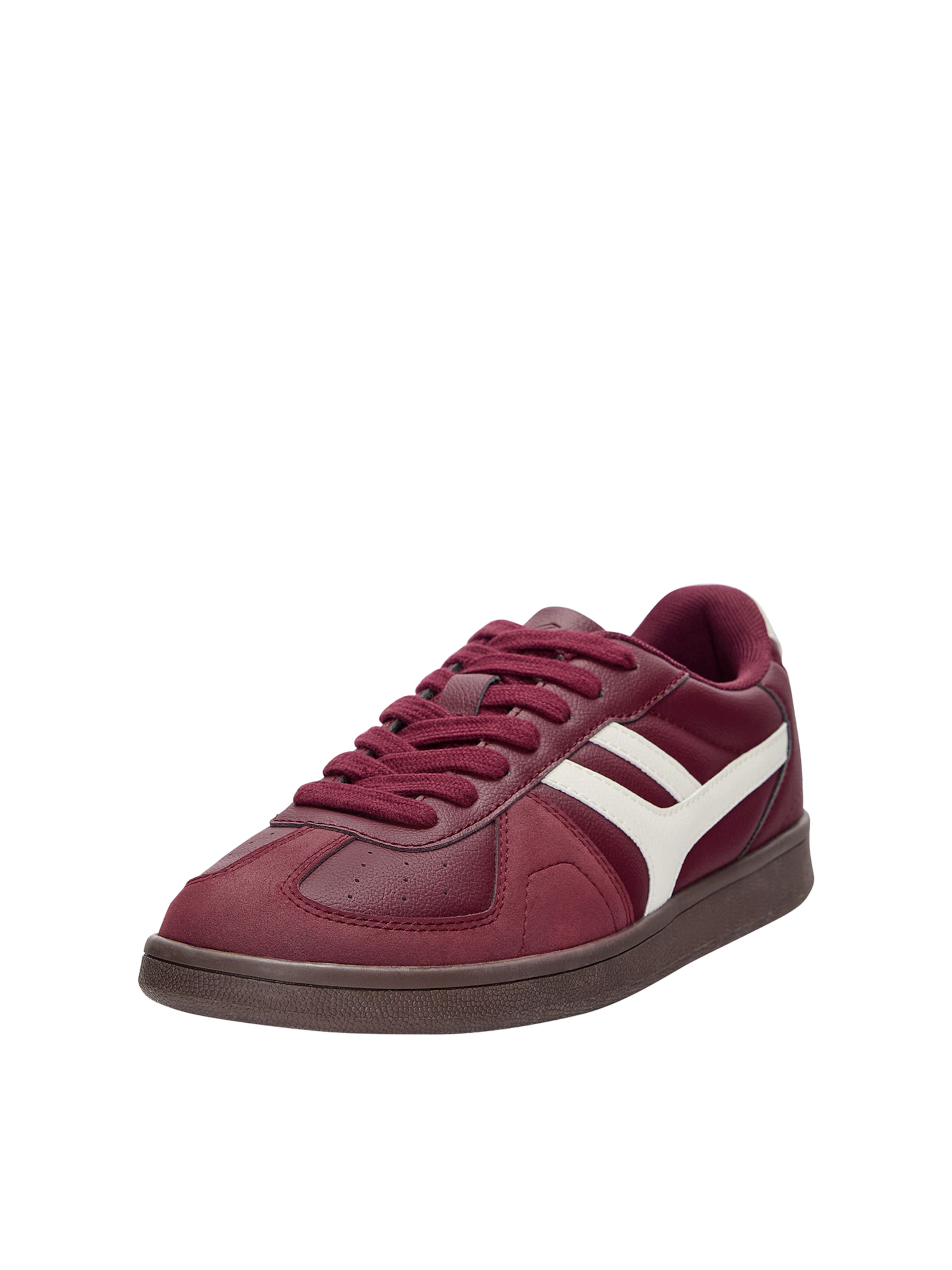 Pull&Bear Platform trainers in Red: front