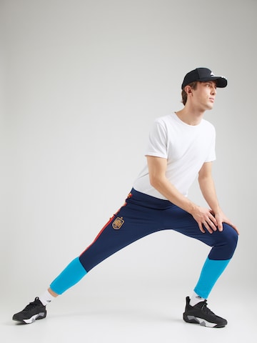 ADIDAS PERFORMANCE Slimfit Sportbroek 'Spanien 26 Tiro' in Blauw