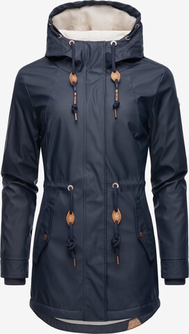 Ragwear Functionele jas 'Monadis Rainy' in Blauw: voorkant