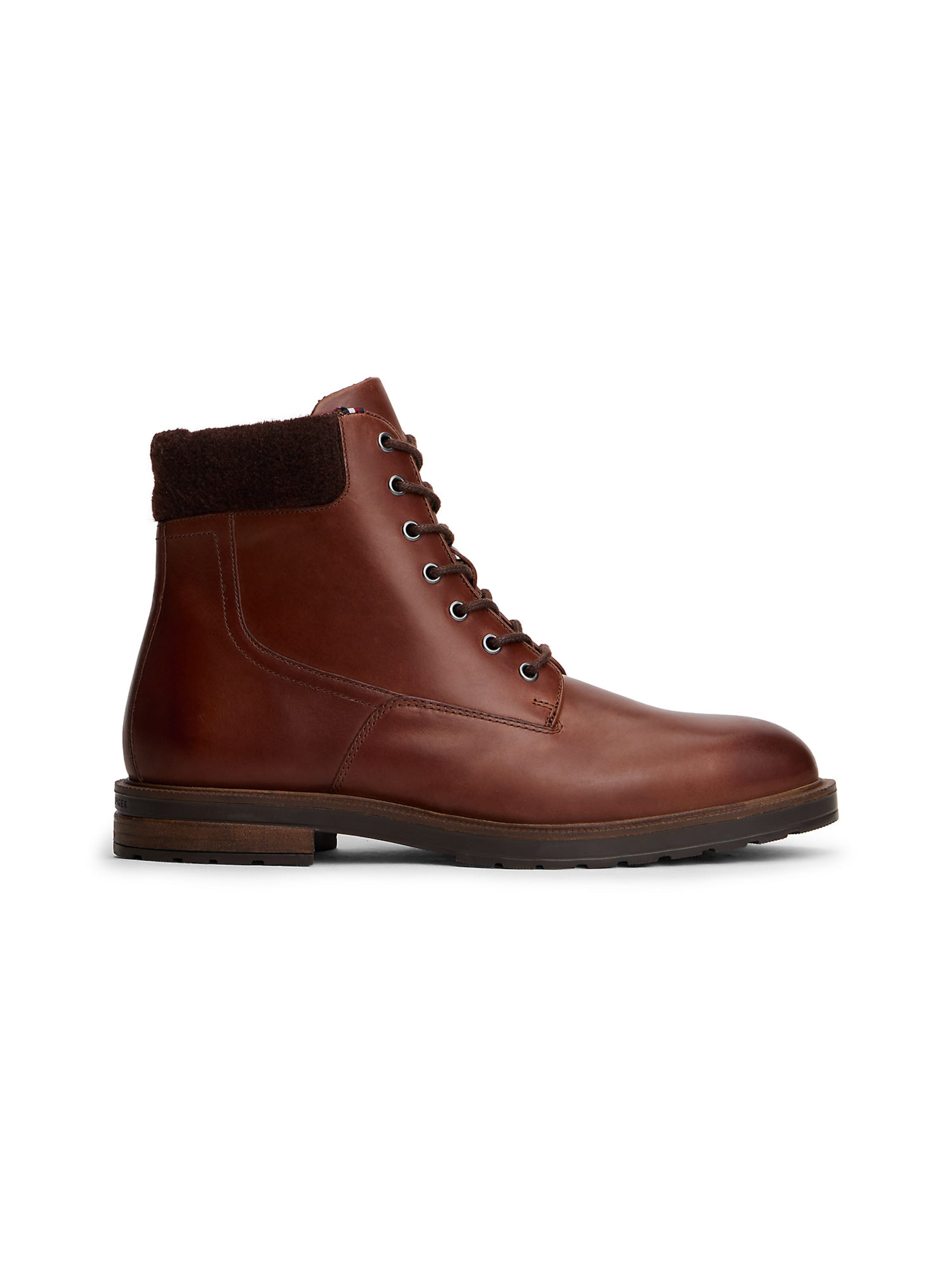 TOMMY HILFIGER Veterboots in Bruin