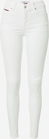 Tommy Jeans Skinny Jeans 'NORA' in White: front