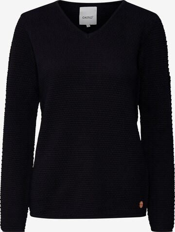 Oxmo Strickpullover 'HANNA' in Schwarz: predná strana