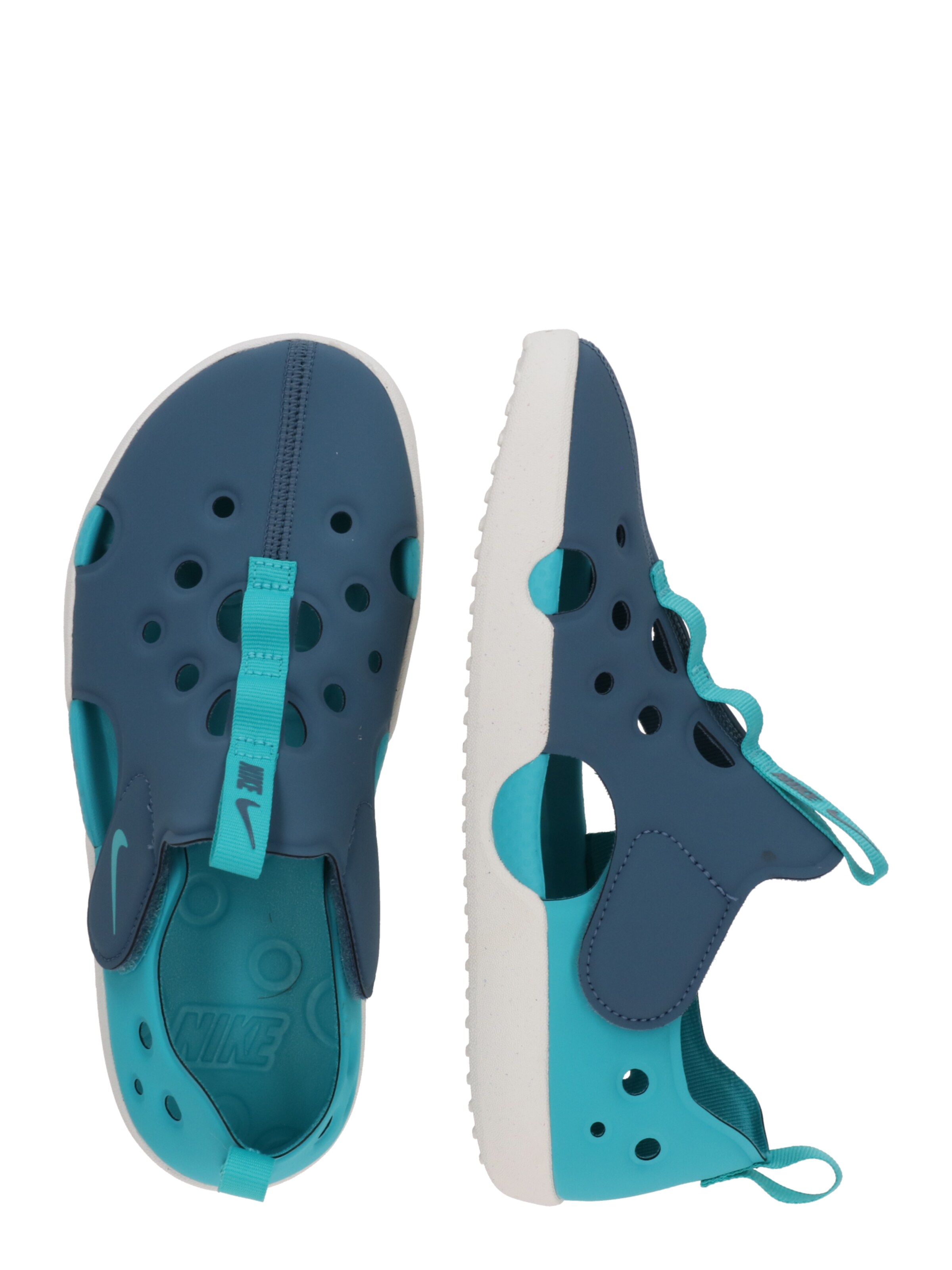 Nike Sportswear Отворени обувки 'Sunray Protect 4' в синьо