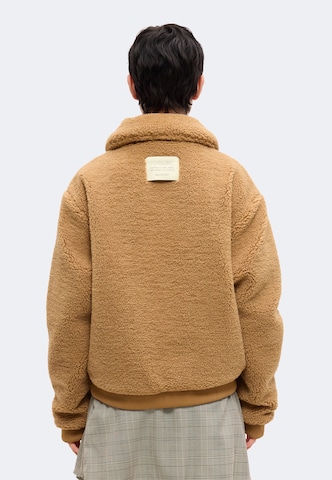 Karo Kauer Jacke in Braun