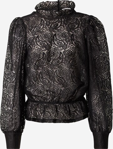 minimum Blouse 'LACY' in Zwart: voorkant