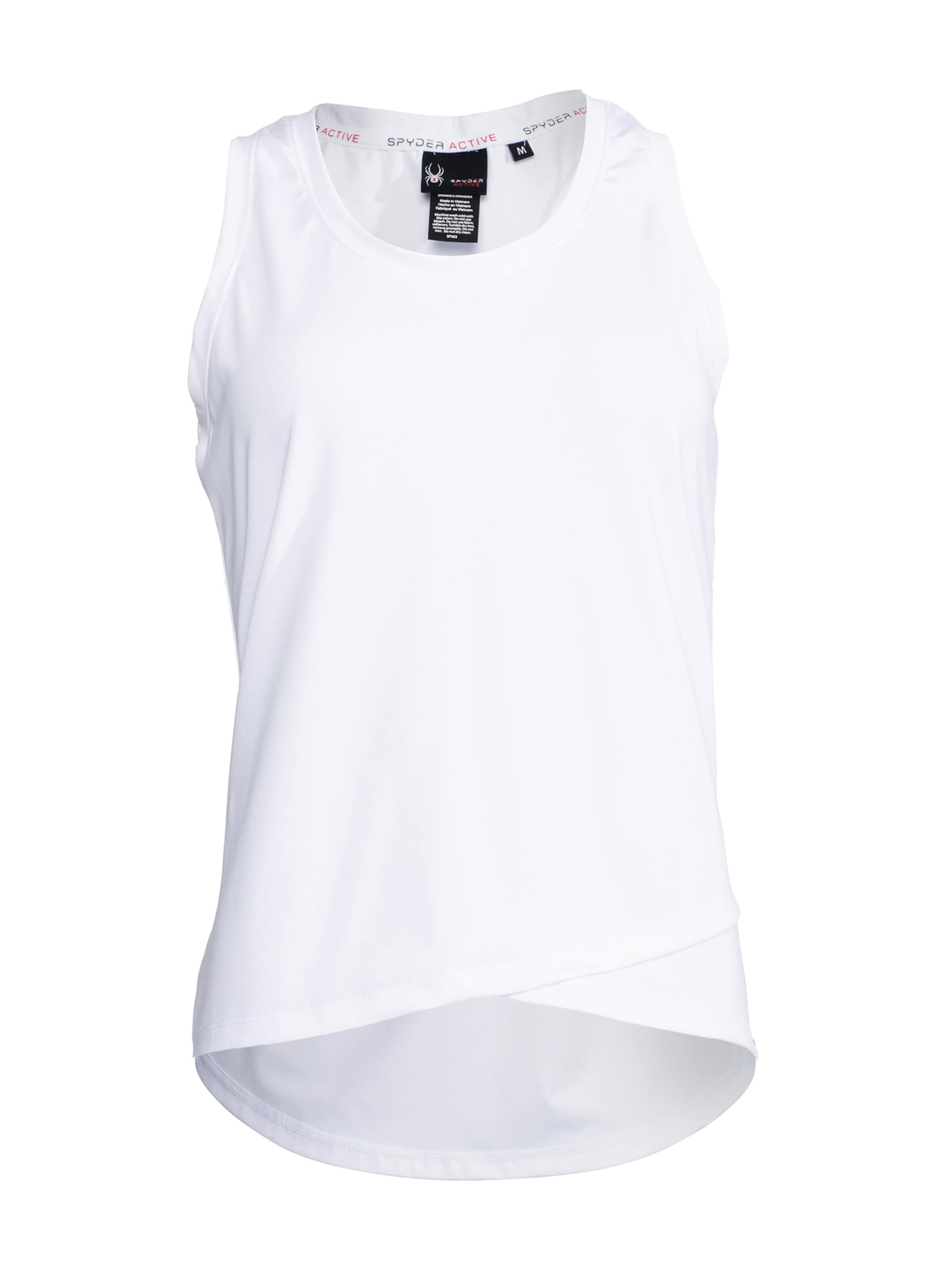 SpyderSportski top - bijela boja: prednji dio