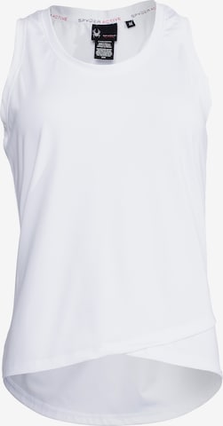 balta Spyder Sportiniai marškinėliai be rankovių: priekis