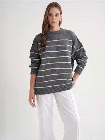 Pull-over oversize MixRay en gris