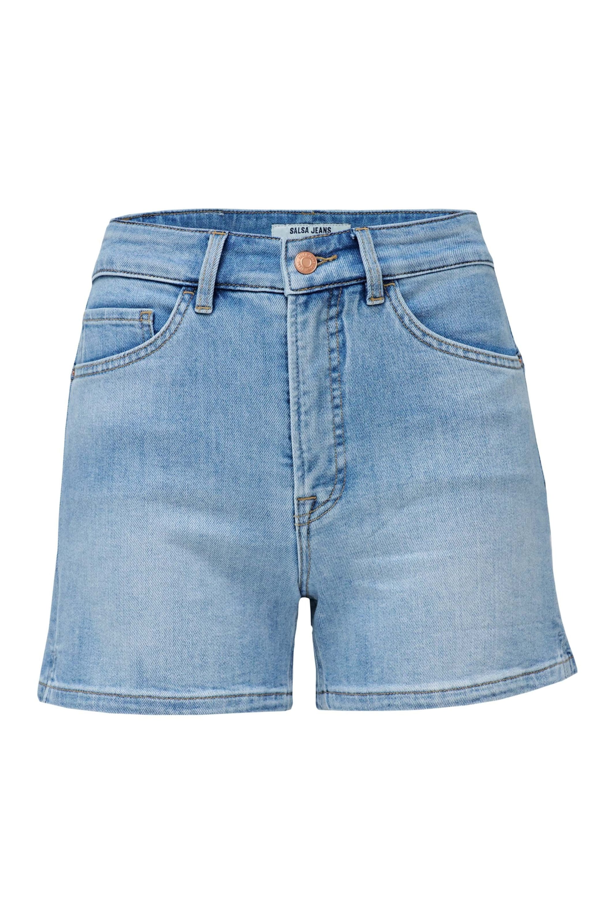 Skinny Jean Salsa Jeans en bleu : devant