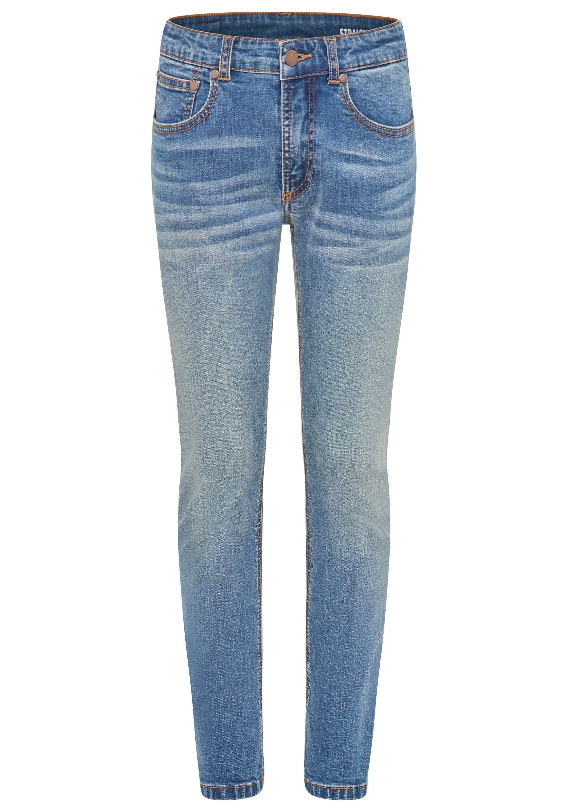 Kidsworld Jeans in blue denim, Produktansicht