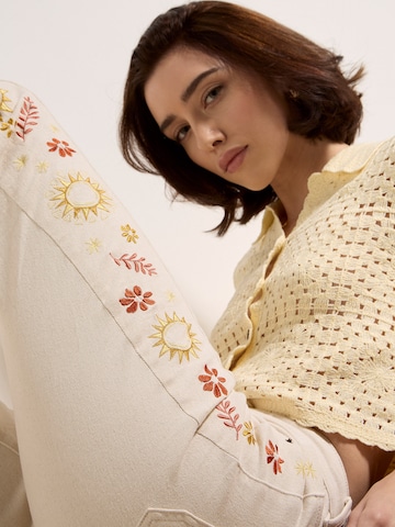 évasé Jean Apricot en beige