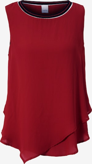 heine Blusentop in rot / schwarz / weiß, Produktansicht