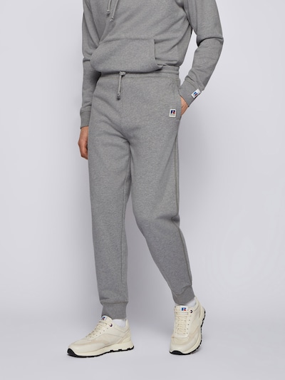 BOSS Casual Kalhoty 'Jafa' - modrá / šedá / červená / bílá, Model/ka