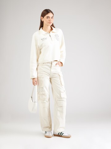 CONVERSE Μπλούζα φούτερ 'RETRO CHUCK' σε λευκό