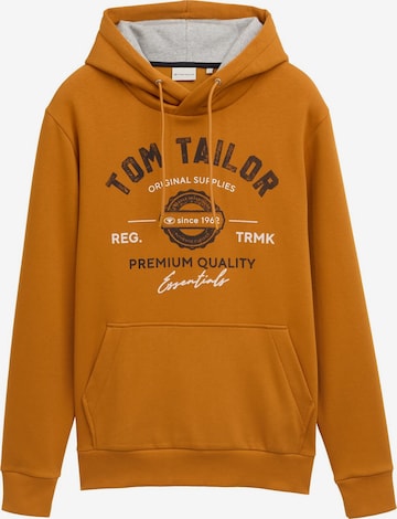 Sweat-shirt TOM TAILOR en marron : devant