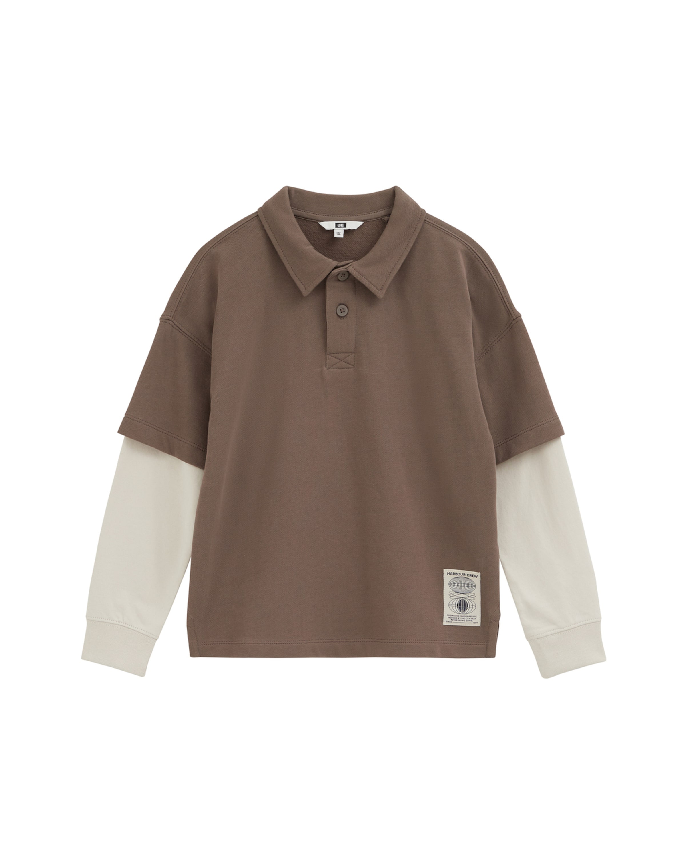 WE Fashion - Sudadera en marrón: frente