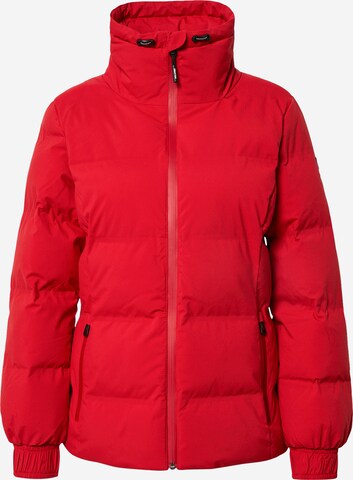 KILLTEC - Chaqueta de montaña en rojo: frente