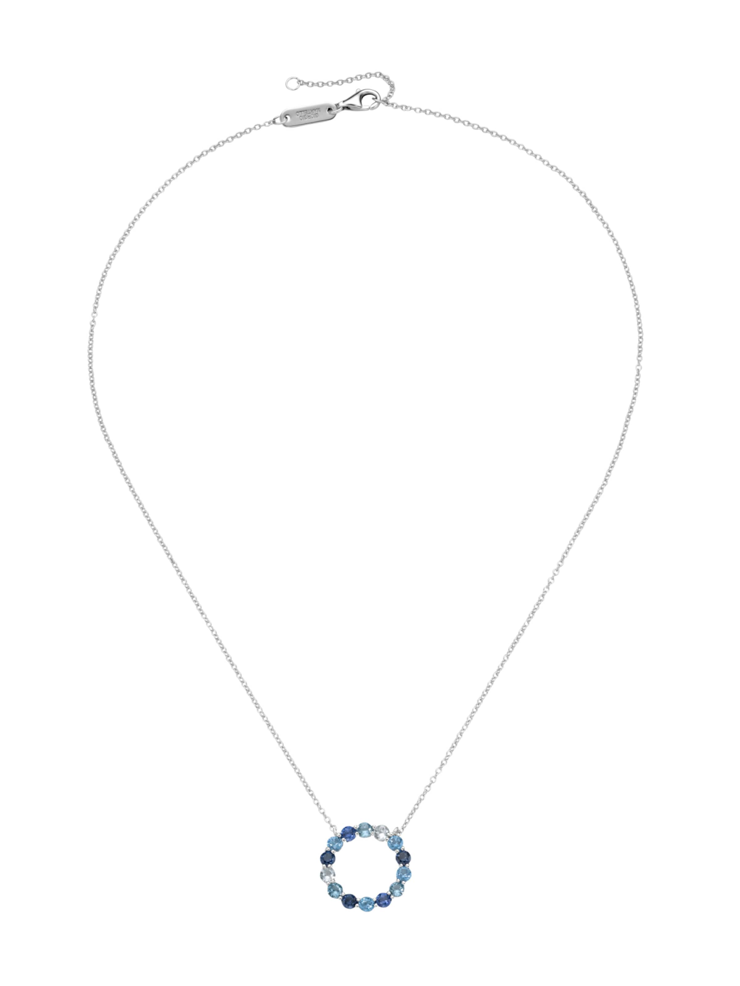 Giorgio Martello Milano Kette in Blau: Vorderseite