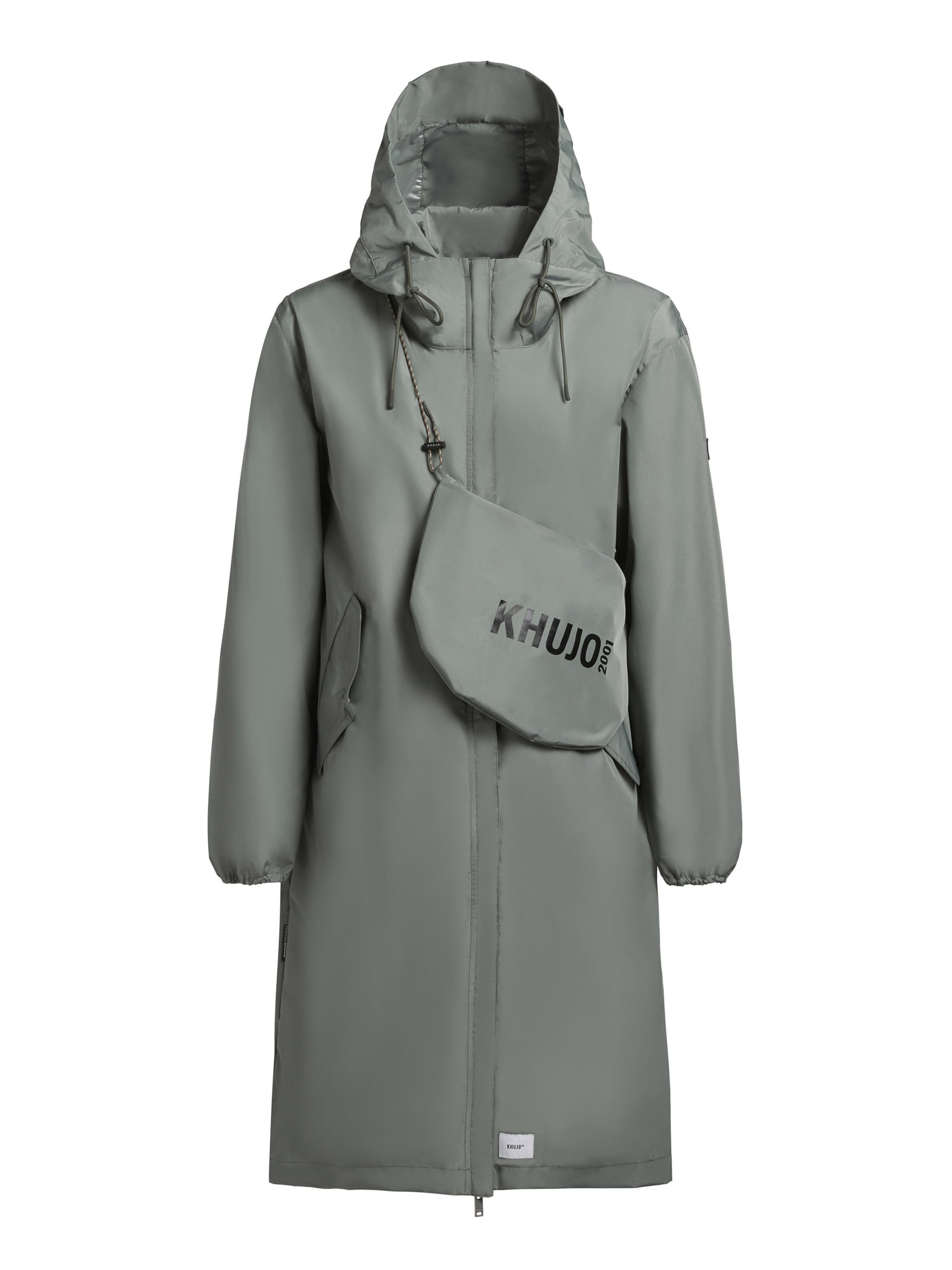 khujo Mantel 'TIMEA' in Grün: Vorderseite