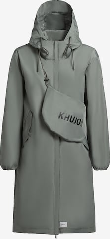 khujo Ανοιξιάτικο και φθινοπωρινό παλτό 'TIMEA' σε πράσινο: μπροστά