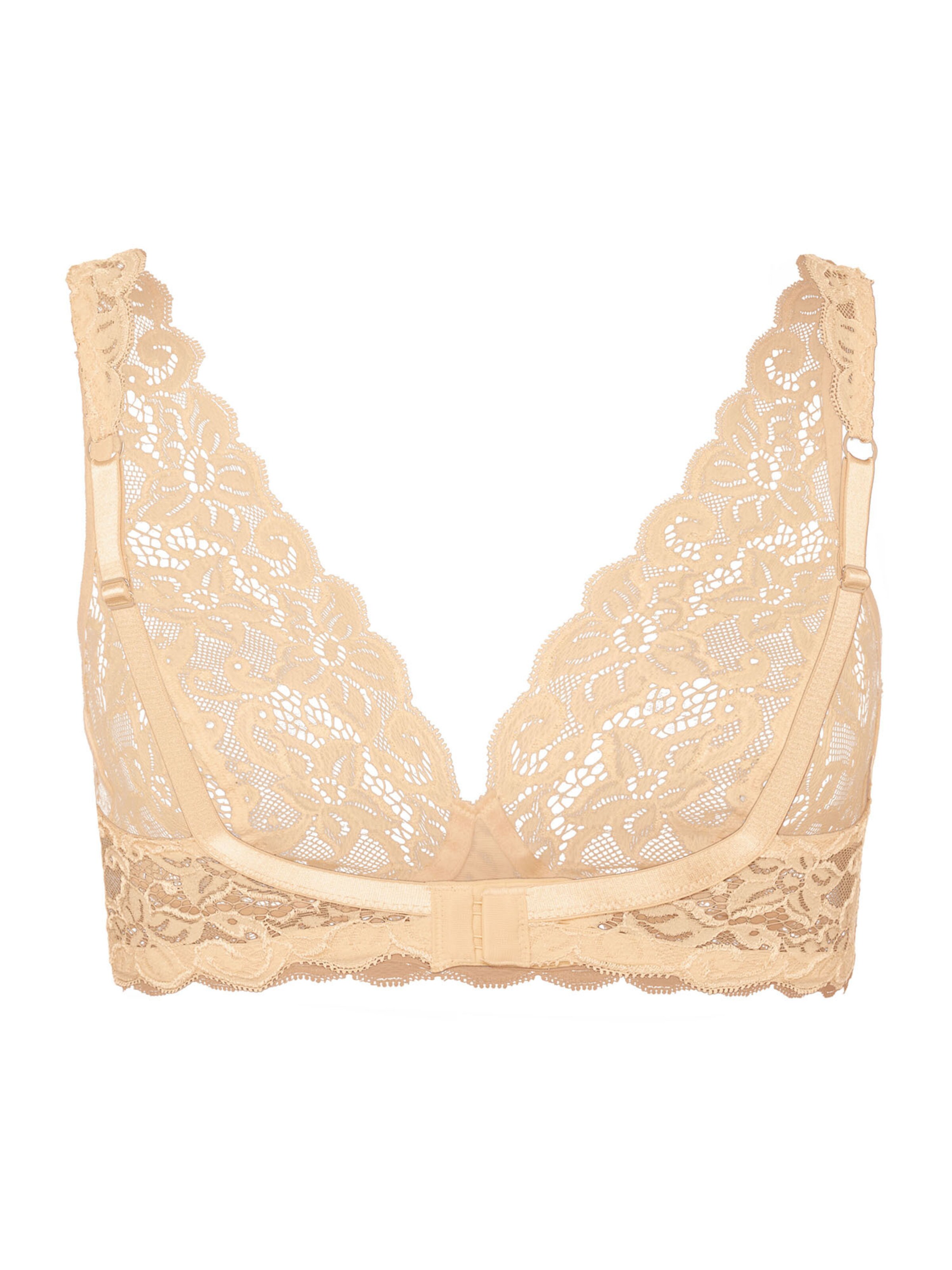 Hanro - Triangular Soutien 'Moments' em bege