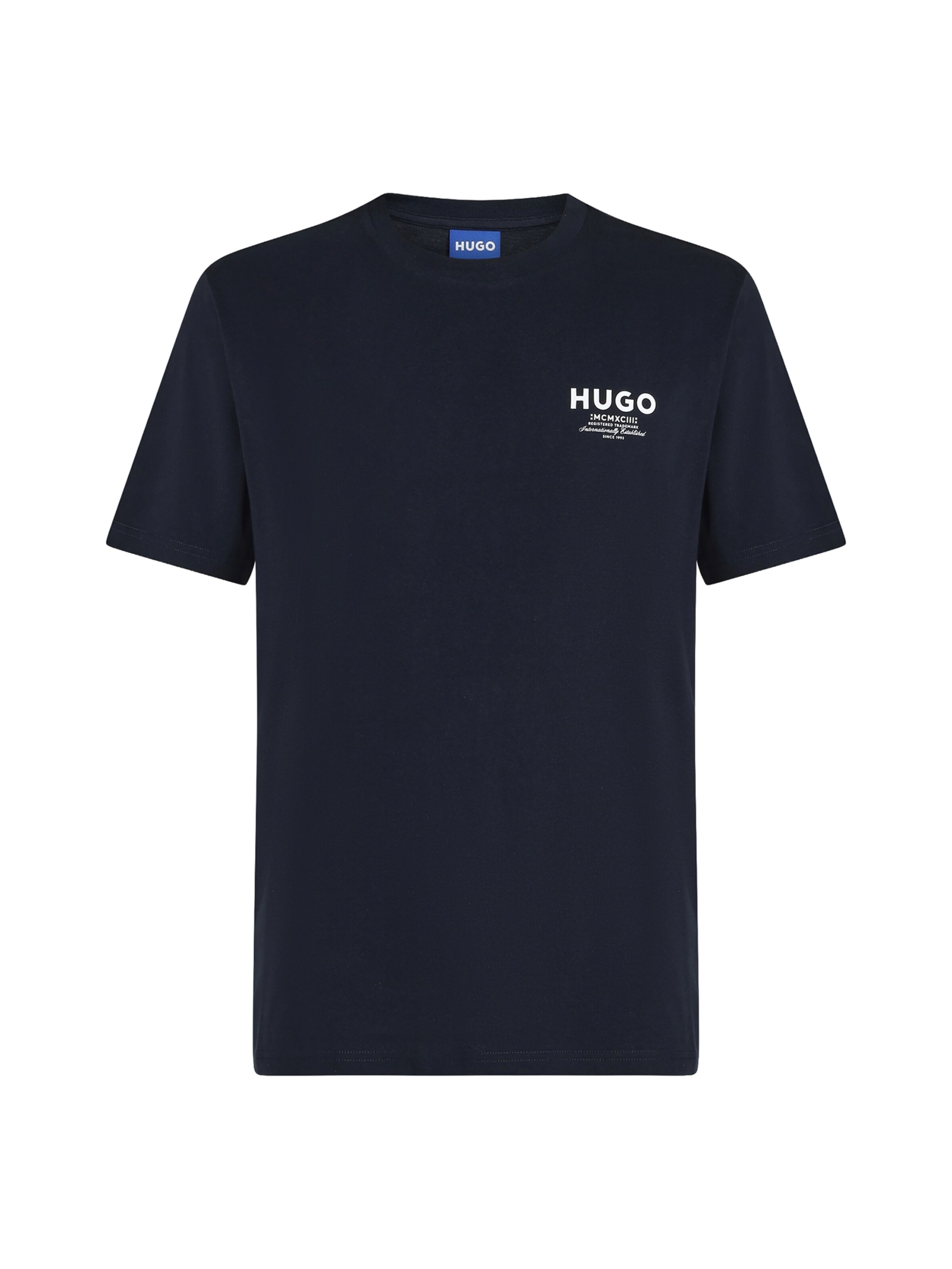 HUGO Shirt 'Nesptee' in Blauw: voorkant