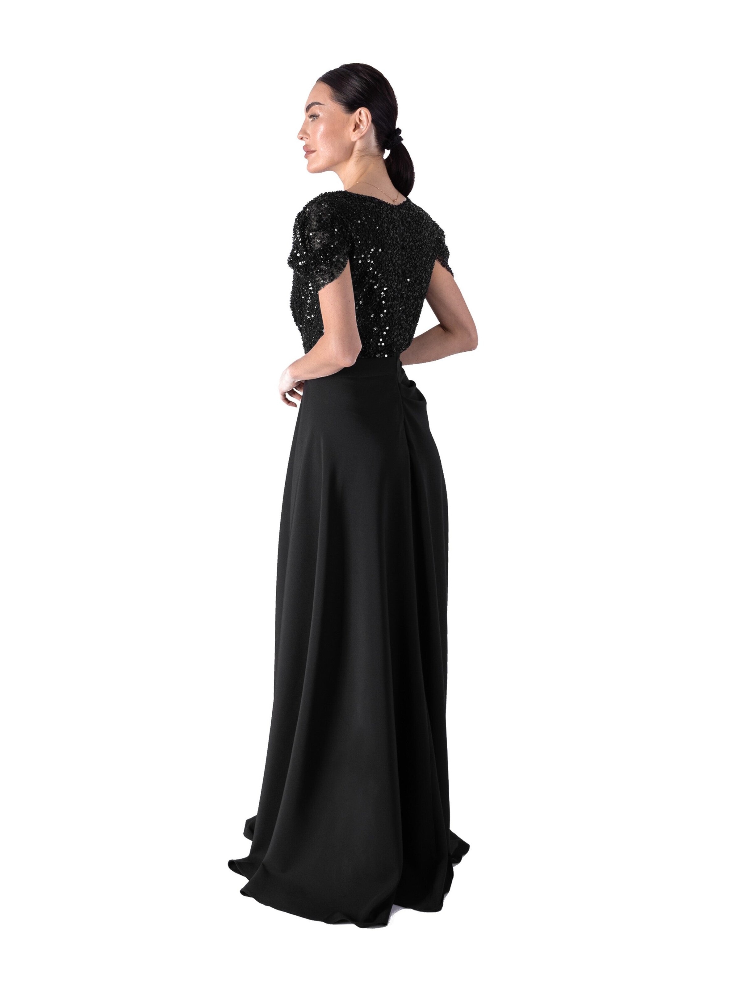 acob a porter - Vestido de noche en negro