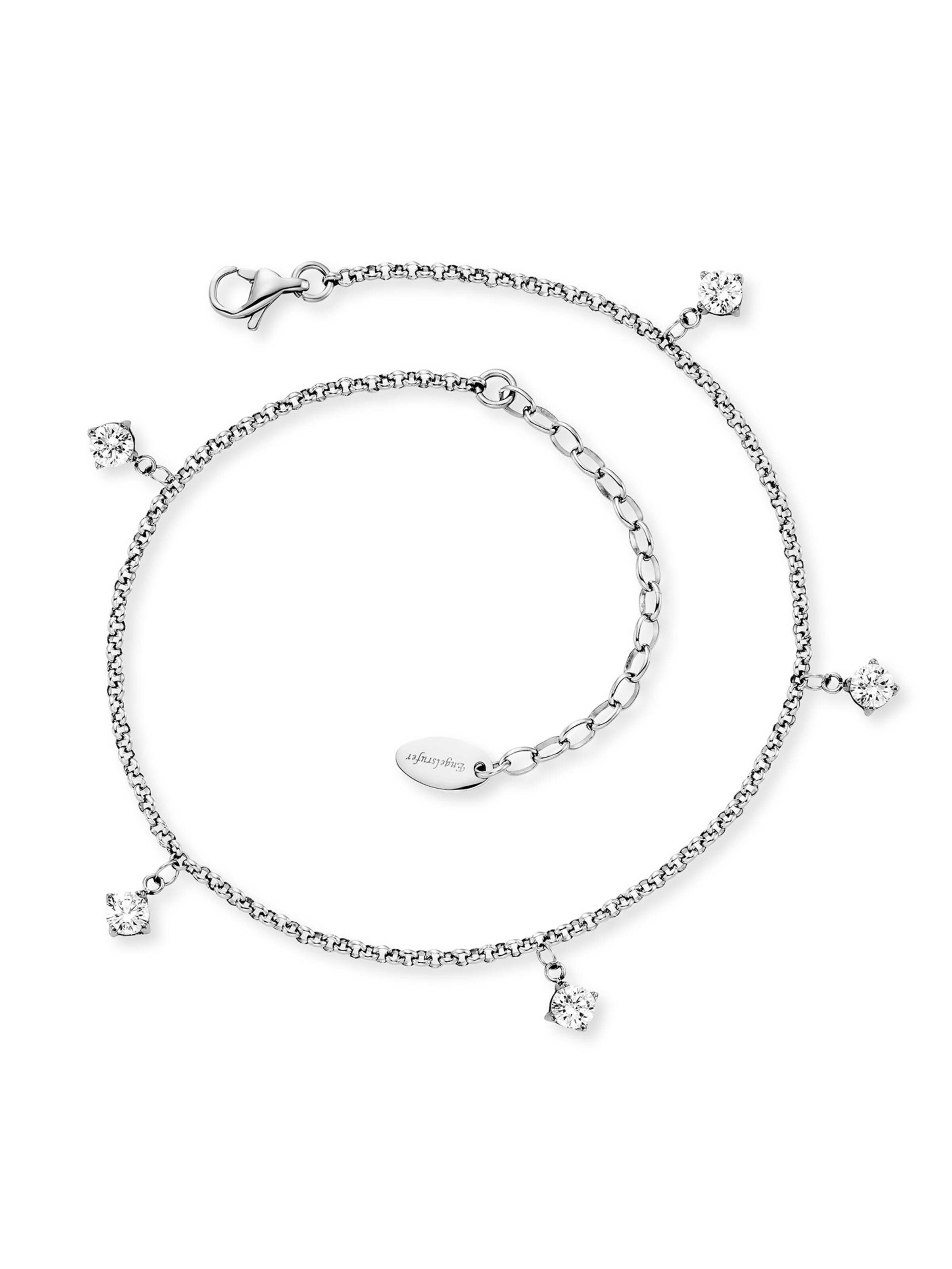 Engelsrufer Fußschmuck in Silber: Vorderseite