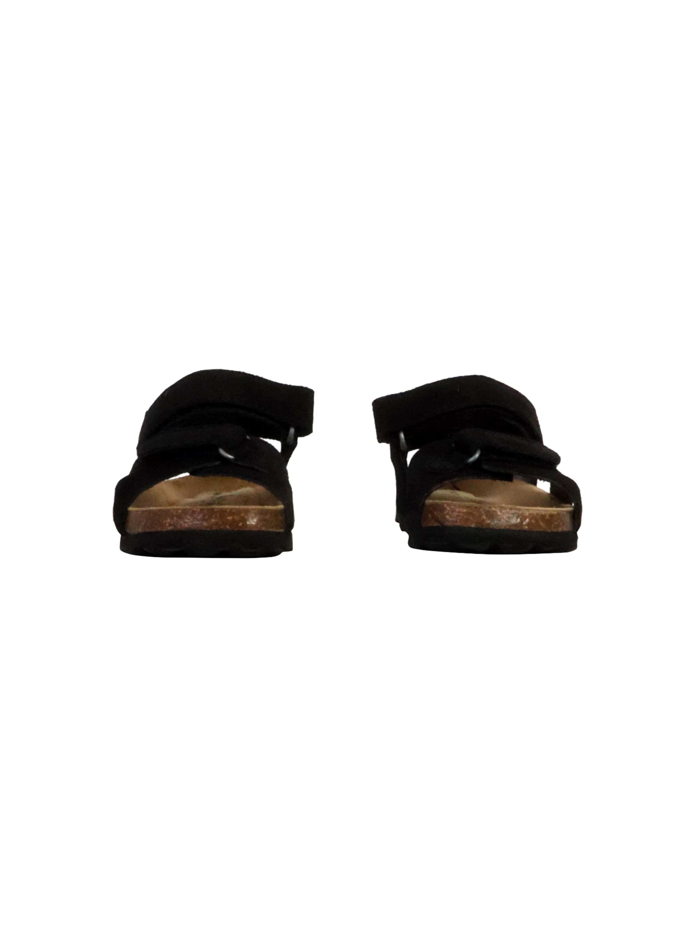 Chaussure basse 'Orion Scratch Leder-Pantoletten für Kinder' The Divine Factory en noir