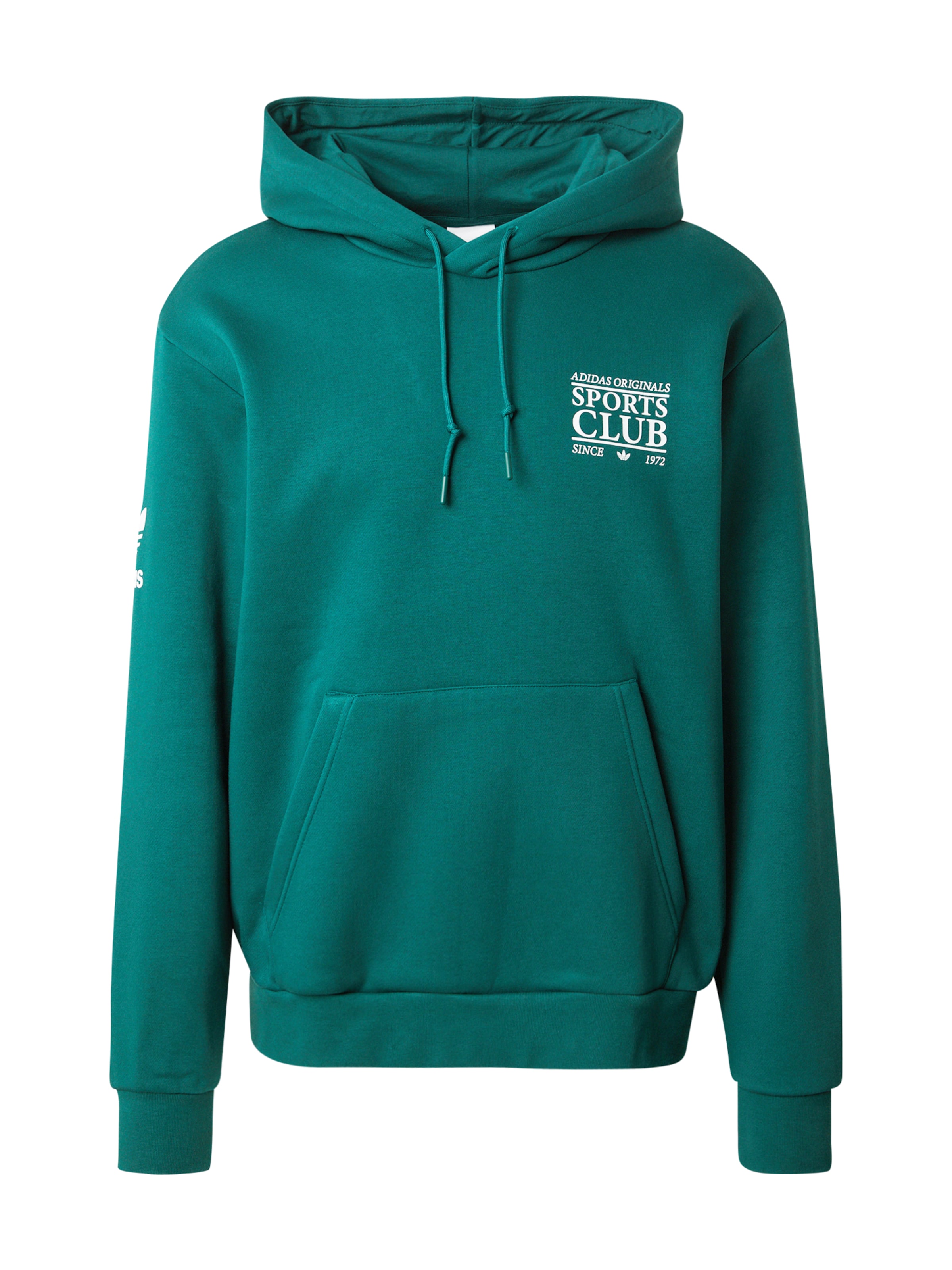 ADIDAS ORIGINALS Свитшот в Изумрудный / Ярко-красный / Белый, Обзор товара