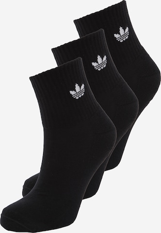 juoda ADIDAS ORIGINALS Kojinės: priekis
