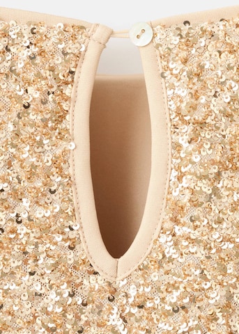 MANGO KIDS Blouse 'Doraset' in Gold