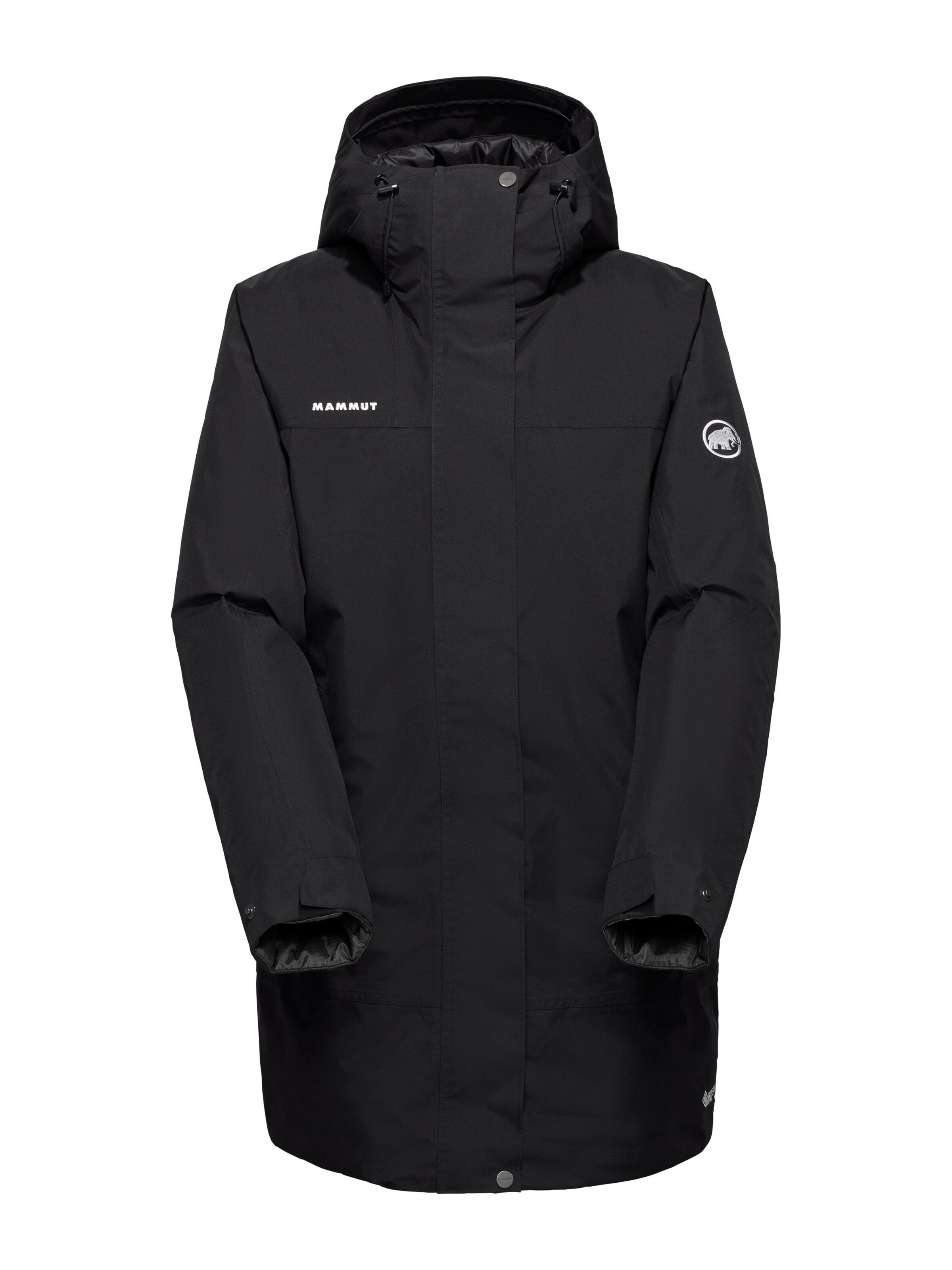 MAMMUT 1-MAMMUT Treeline HS Thermo Hooded Parka Women in Schwarz: Vorderseite