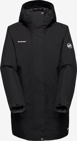 MAMMUT Outdoor Jacket in Black: front